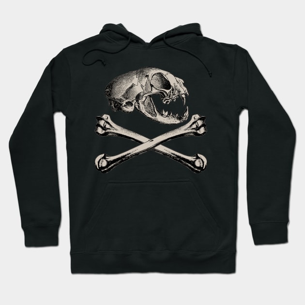 Cat Skull Hoodie by RavenWake